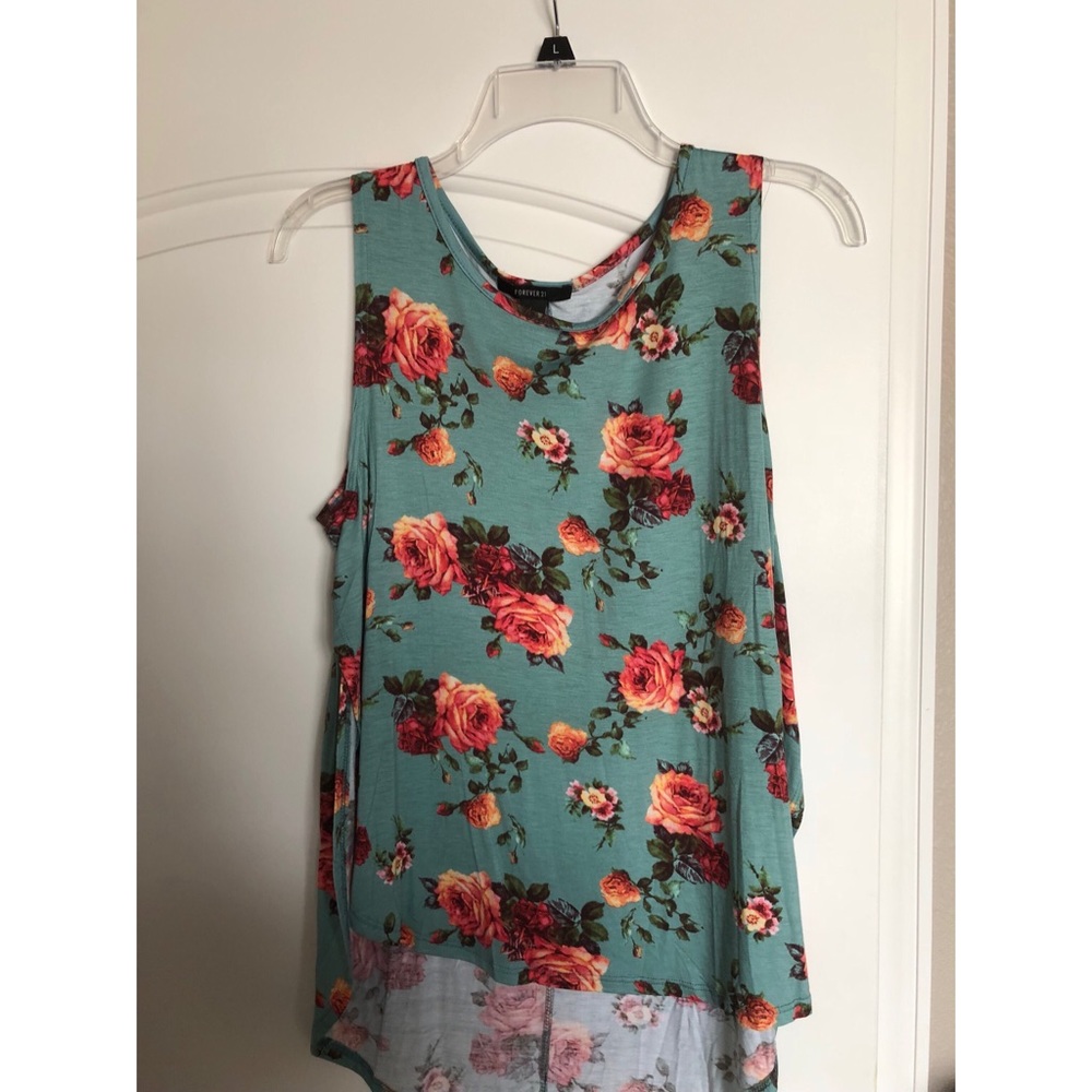 Forever 21 floral tank
